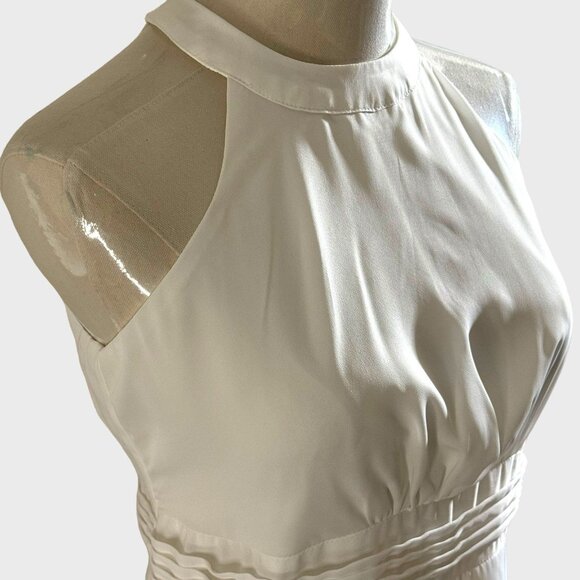 Fisoew Women's Halter‎ Neck, Dresses Summer Sleeveless A Line Layered Medium - Picture 4 of 9